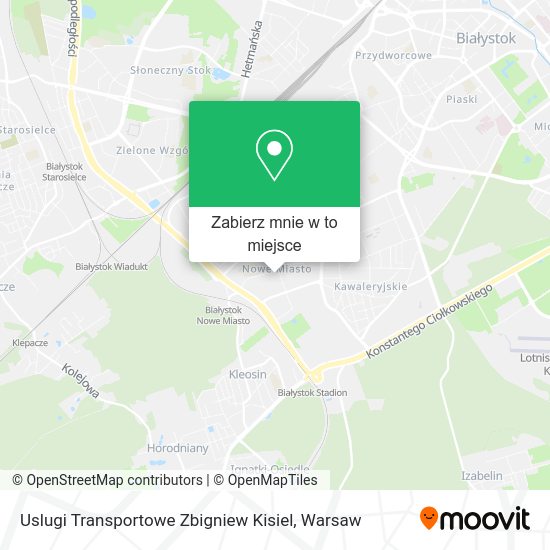 Mapa Uslugi Transportowe Zbigniew Kisiel