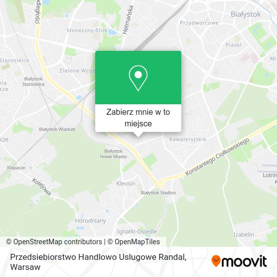 Mapa Przedsiebiorstwo Handlowo Uslugowe Randal