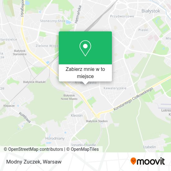 Mapa Modny Zuczek