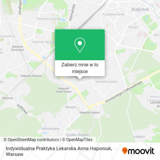 Mapa Indywidualna Praktyka Lekarska Anna Haponiuk