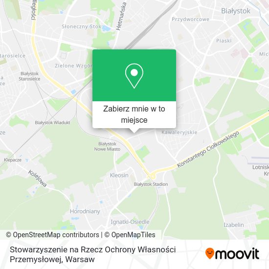 Mapa Stowarzyszenie na Rzecz Ochrony Własności Przemysłowej