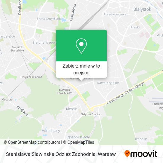 Mapa Stanislawa Slawinska Odziez Zachodnia