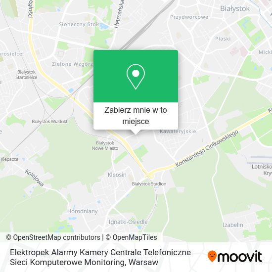 Mapa Elektropek Alarmy Kamery Centrale Telefoniczne Sieci Komputerowe Monitoring