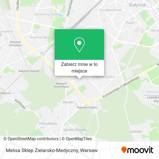 Mapa Melisa Sklep Zielarsko-Medyczny