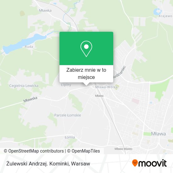 Mapa Żulewski Andrzej. Kominki