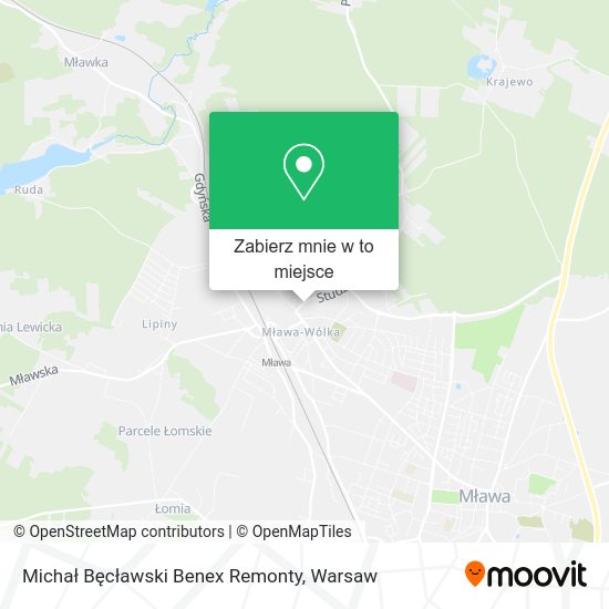 Mapa Michał Bęcławski Benex Remonty