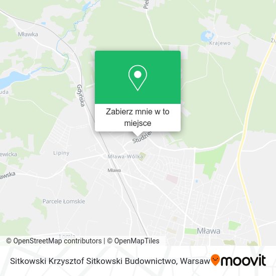 Mapa Sitkowski Krzysztof Sitkowski Budownictwo