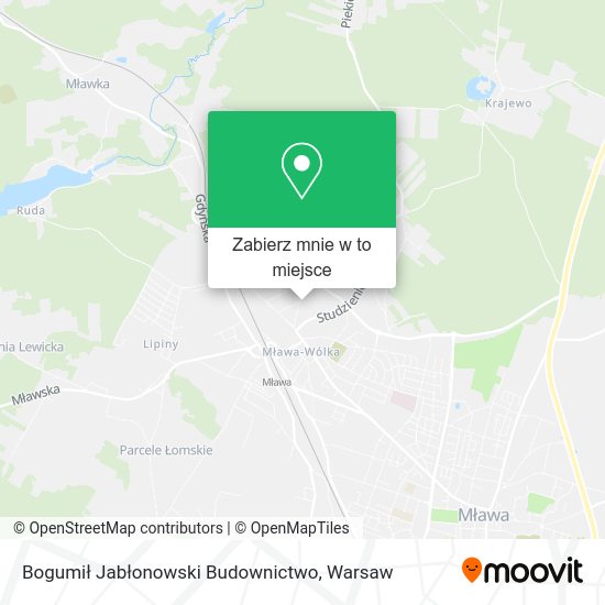 Mapa Bogumił Jabłonowski Budownictwo