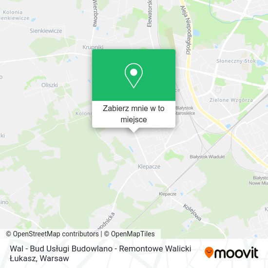Mapa Wal - Bud Usługi Budowlano - Remontowe Walicki Łukasz