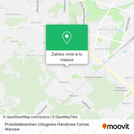 Mapa Przedsiebiorstwo Uslugowo Handlowe Corner