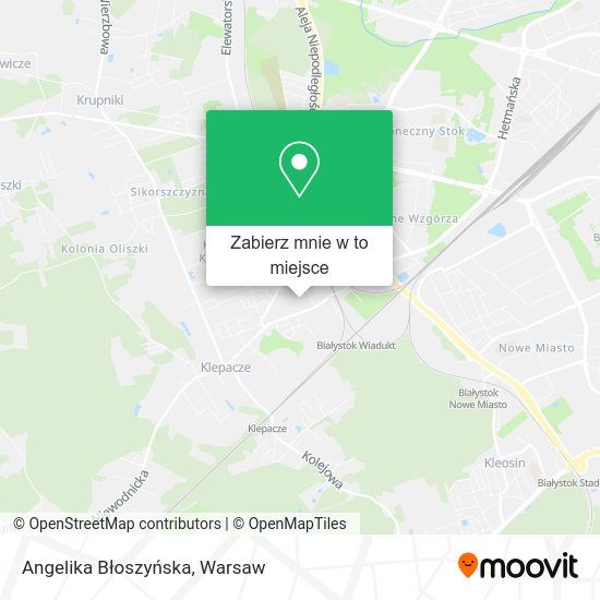 Mapa Angelika Błoszyńska