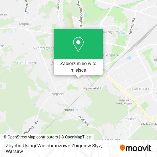 Mapa Zbychu Uslugi Wielobranzowe Zbigniew Slyz