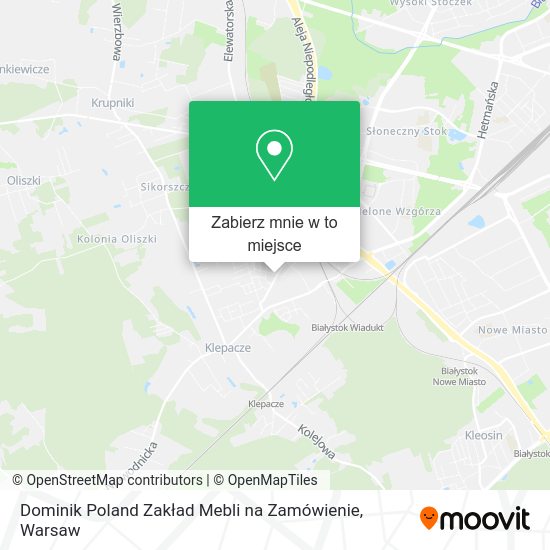 Mapa Dominik Poland Zakład Mebli na Zamówienie