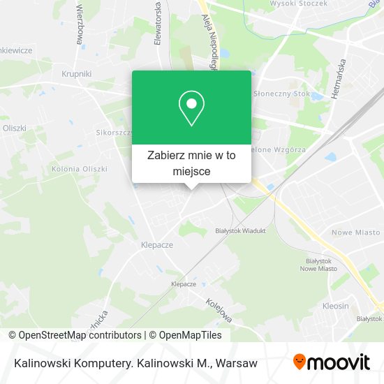 Mapa Kalinowski Komputery. Kalinowski M.