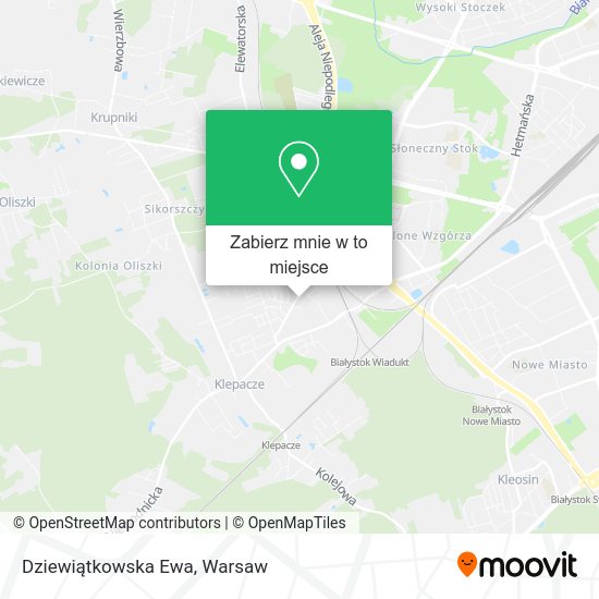 Mapa Dziewiątkowska Ewa