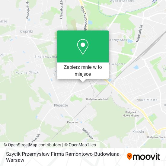 Mapa Szycik Przemysław Firma Remontowo-Budowlana