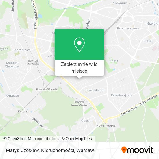 Mapa Matys Czesław. Nieruchomości