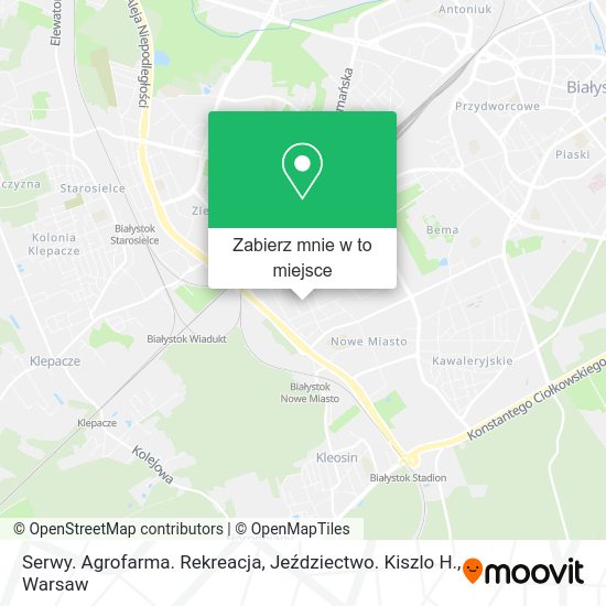 Mapa Serwy. Agrofarma. Rekreacja, Jeździectwo. Kiszlo H.