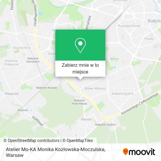 Mapa Atelier Mo-KA Monika Kozłowska-Moczulska