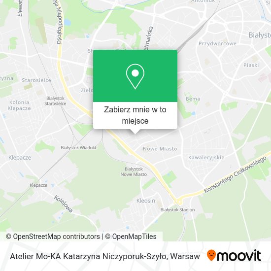 Mapa Atelier Mo-KA Katarzyna Niczyporuk-Szyło