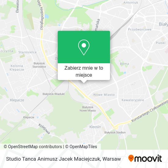 Mapa Studio Tanca Animusz Jacek Maciejczuk