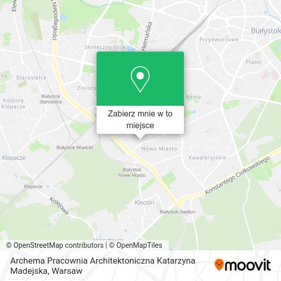 Mapa Archema Pracownia Architektoniczna Katarzyna Madejska