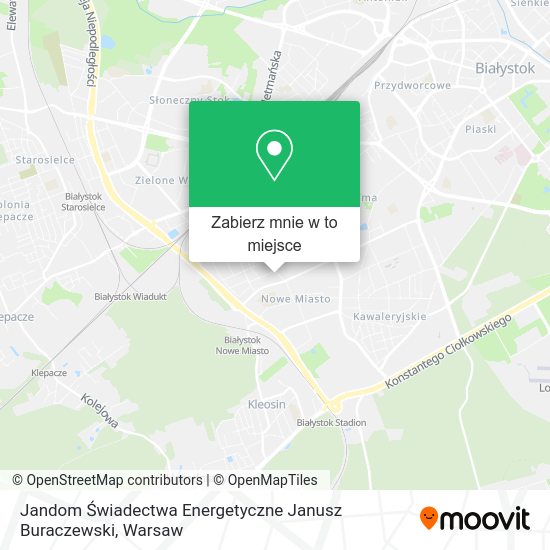 Mapa Jandom Świadectwa Energetyczne Janusz Buraczewski