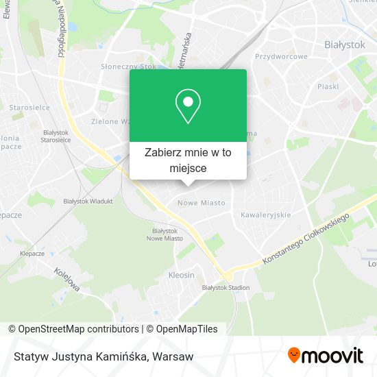 Mapa Statyw Justyna Kamińśka