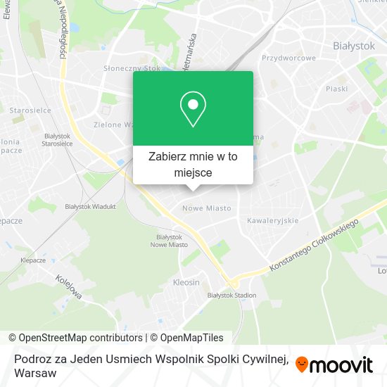 Mapa Podroz za Jeden Usmiech Wspolnik Spolki Cywilnej