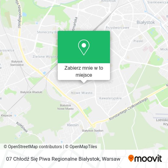 Mapa 07 Chłodź Się Piwa Regionalne Białystok