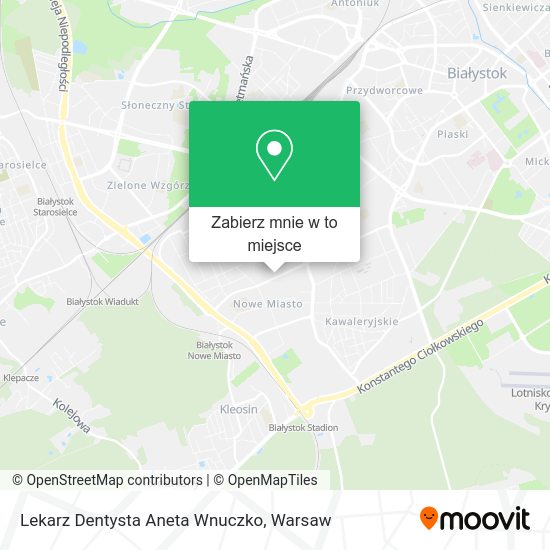 Mapa Lekarz Dentysta Aneta Wnuczko