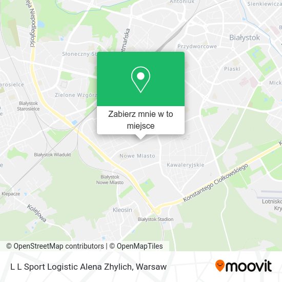 Mapa L L Sport Logistic Alena Zhylich