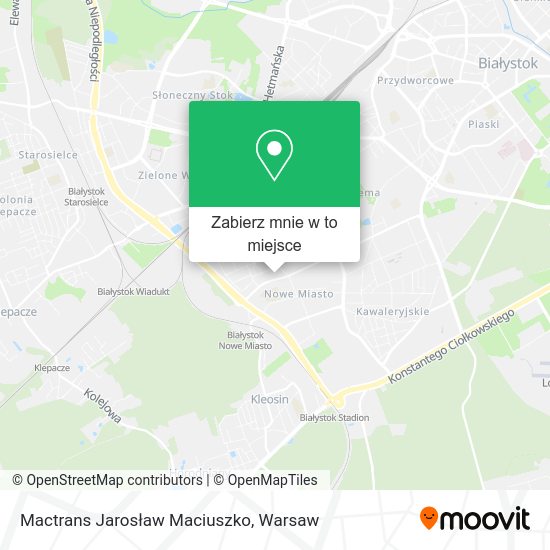 Mapa Mactrans Jarosław Maciuszko