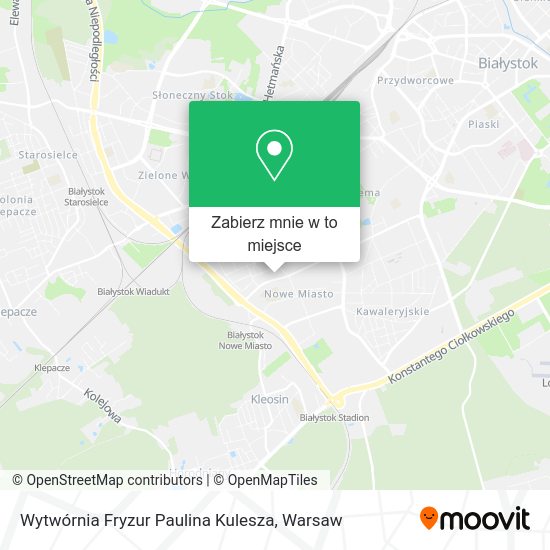 Mapa Wytwórnia Fryzur Paulina Kulesza