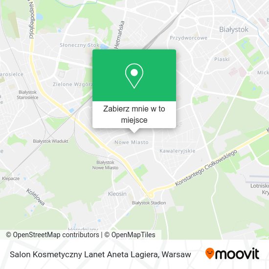 Mapa Salon Kosmetyczny Lanet Aneta Lagiera