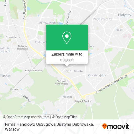 Mapa Firma Handlowo Us3ugowa Justyna Dabrowska