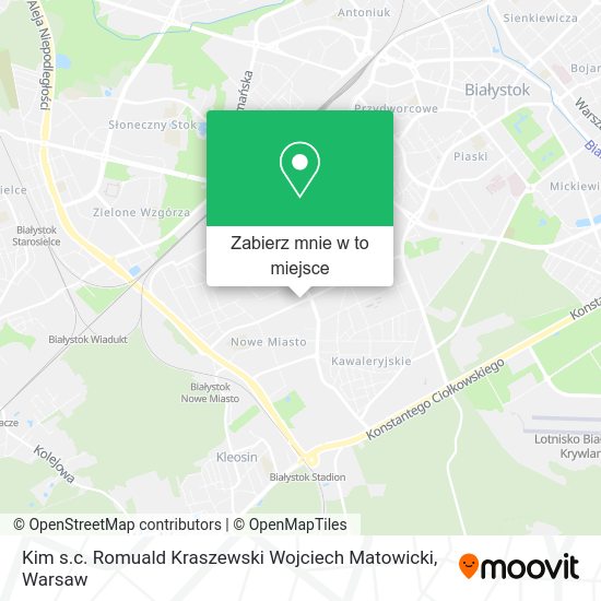 Mapa Kim s.c. Romuald Kraszewski Wojciech Matowicki