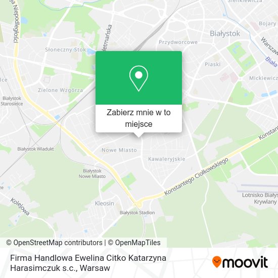 Mapa Firma Handlowa Ewelina Citko Katarzyna Harasimczuk s.c.