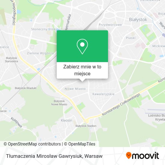 Mapa Tłumaczenia Mirosław Gawrysiuk