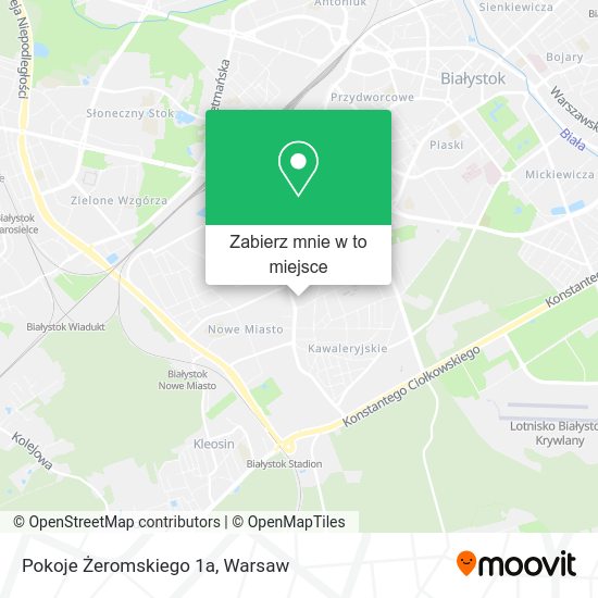 Mapa Pokoje Żeromskiego 1a