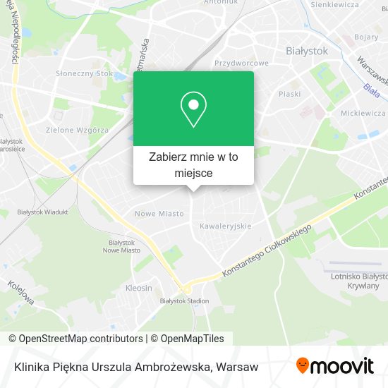 Mapa Klinika Piękna Urszula Ambrożewska