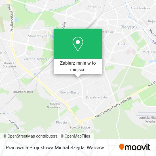 Mapa Pracownia Projektowa Michał Szejda