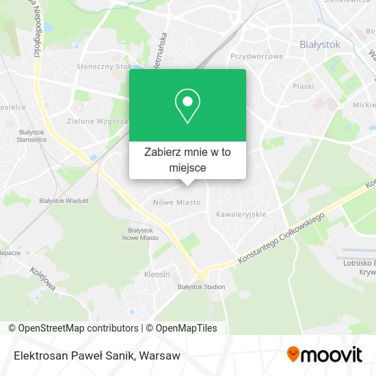 Mapa Elektrosan Paweł Sanik