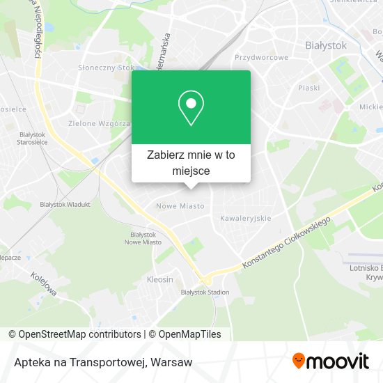 Mapa Apteka na Transportowej