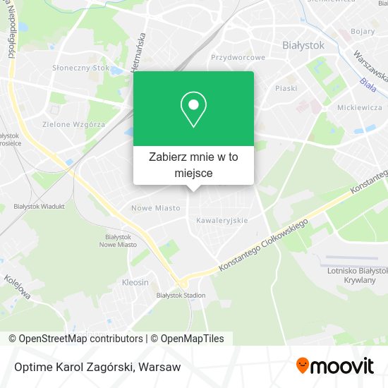 Mapa Optime Karol Zagórski