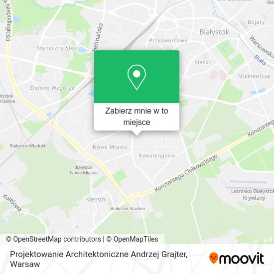 Mapa Projektowanie Architektoniczne Andrzej Grajter