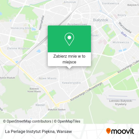 Mapa La Perlage Instytut Piękna