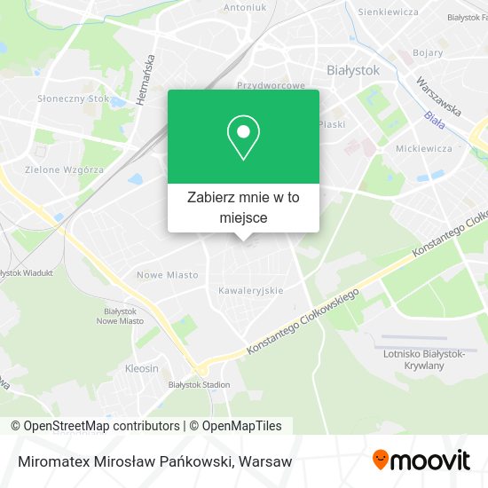 Mapa Miromatex Mirosław Pańkowski