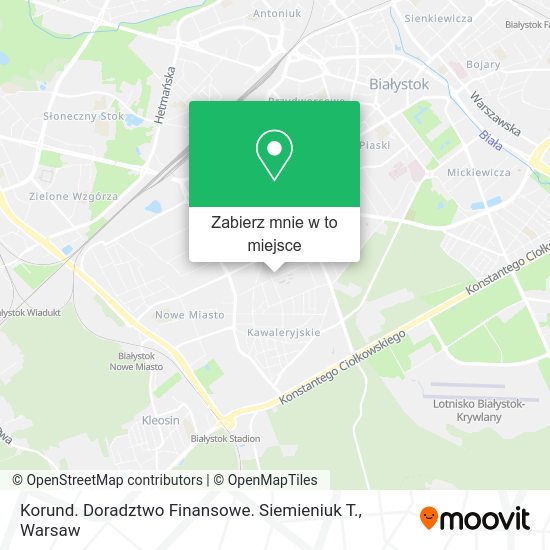 Mapa Korund. Doradztwo Finansowe. Siemieniuk T.