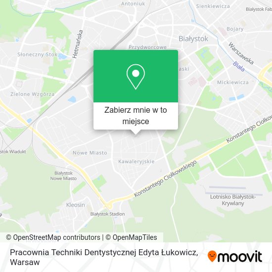 Mapa Pracownia Techniki Dentystycznej Edyta Łukowicz